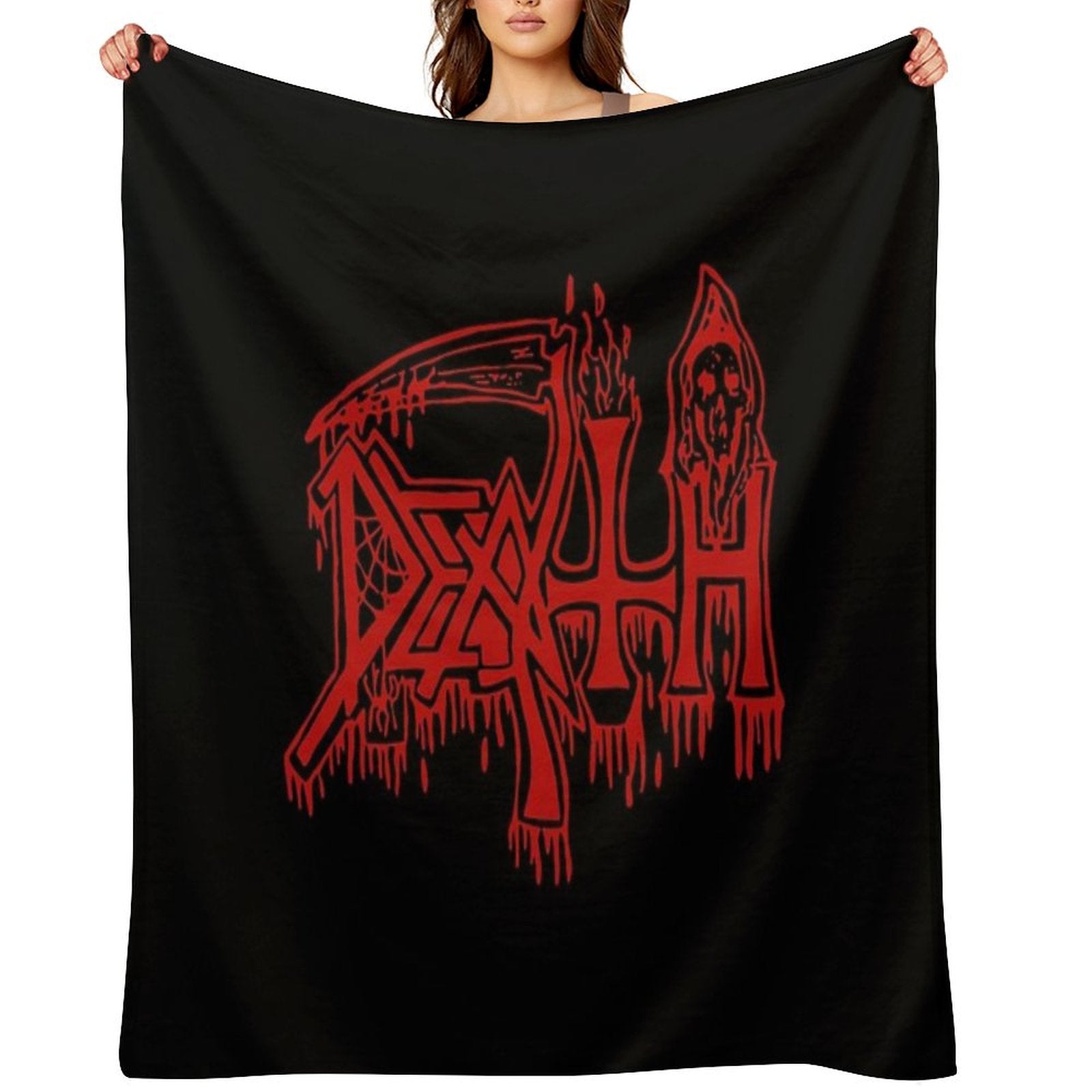 Death Band Throw Blanket
