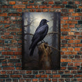 The Raven Gothic Wall Art Print