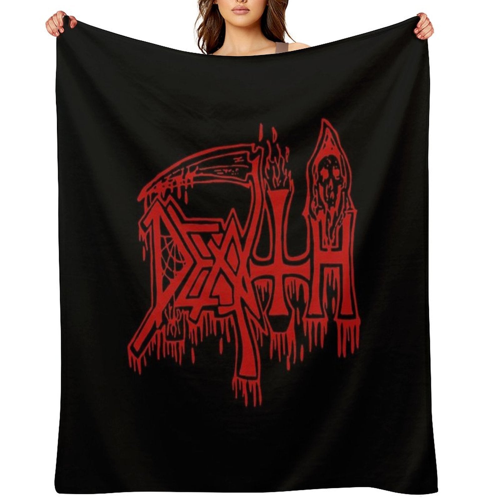Death Band Throw Blanket