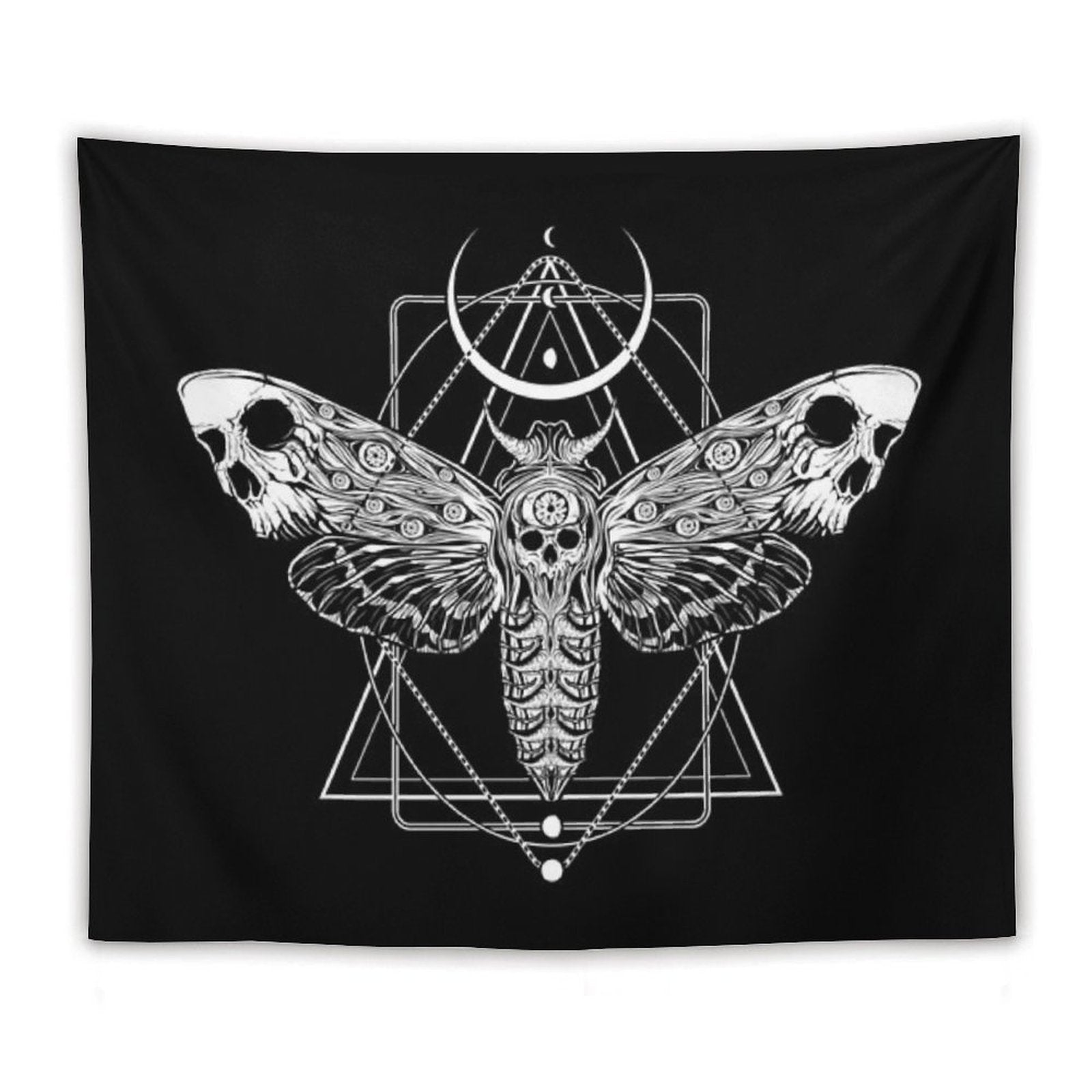 Surreal Death Moth Tapestry