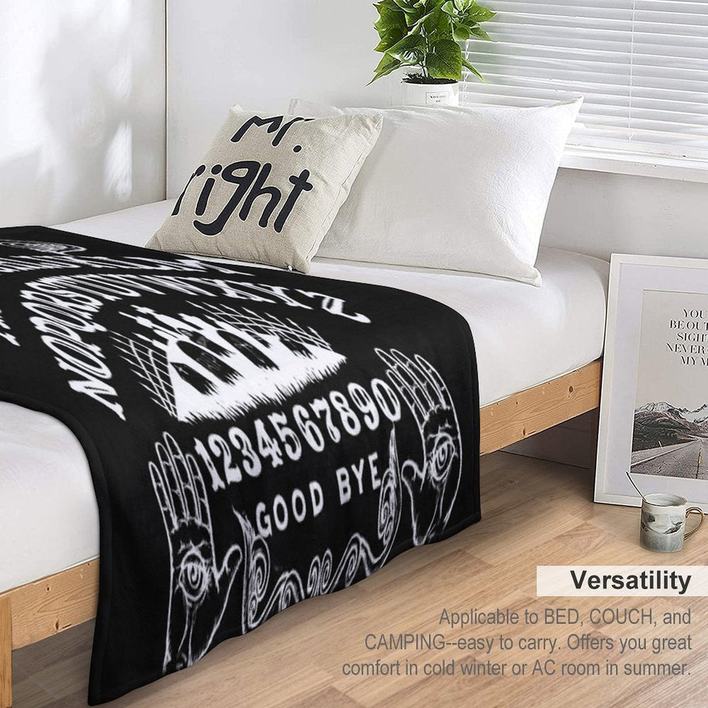 Angel of Death Witch Board Throw Blanket