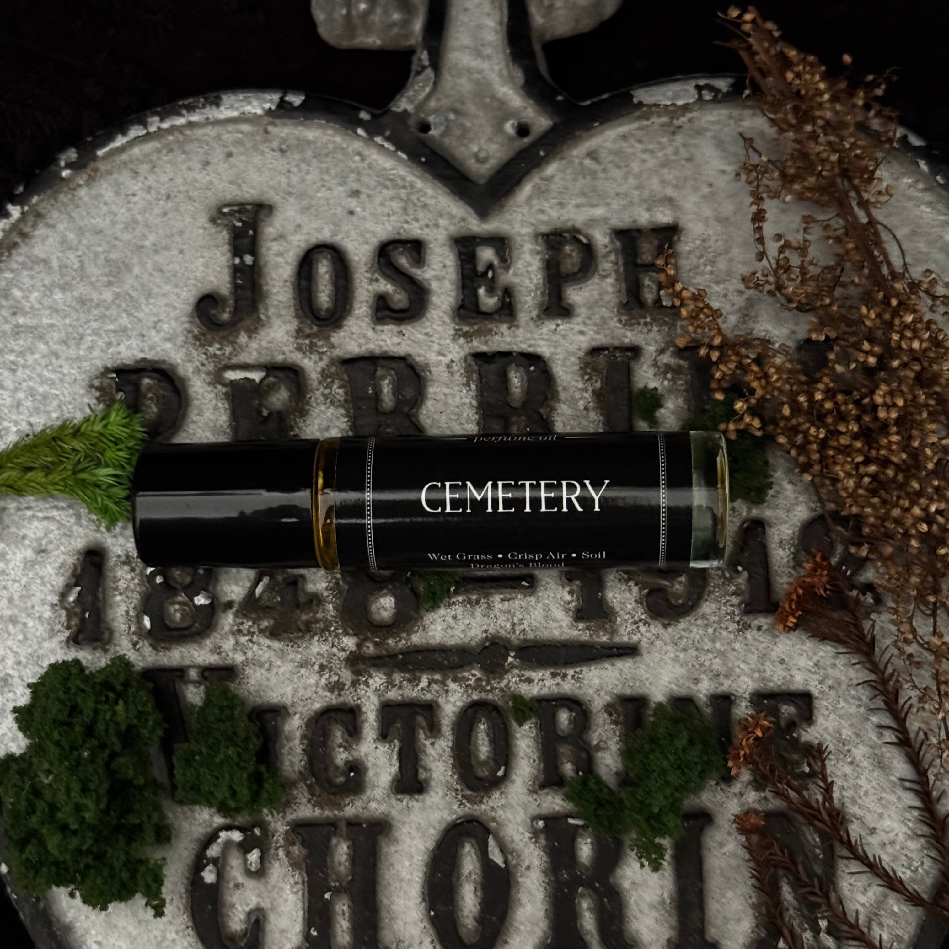 Cemetery (dragon’s blood incense, earth)