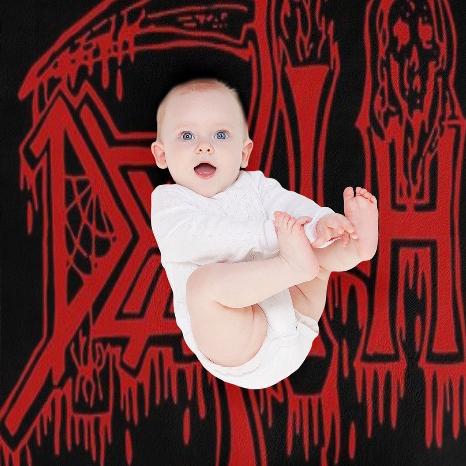 Death Band Throw Blanket