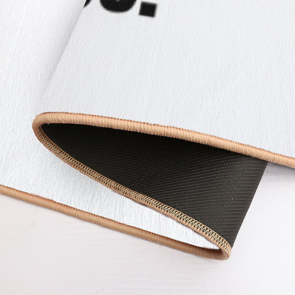 Nope Just Nope Funny Black Cat Gifs  Anti-Trip Bath Mat