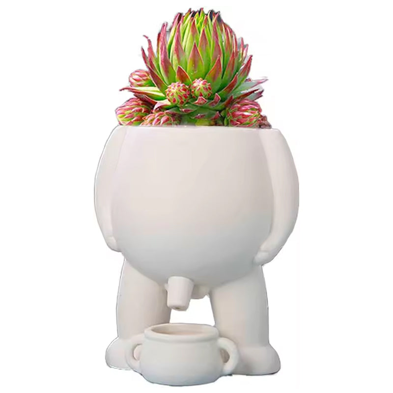 Funny Peeing Vase Planter