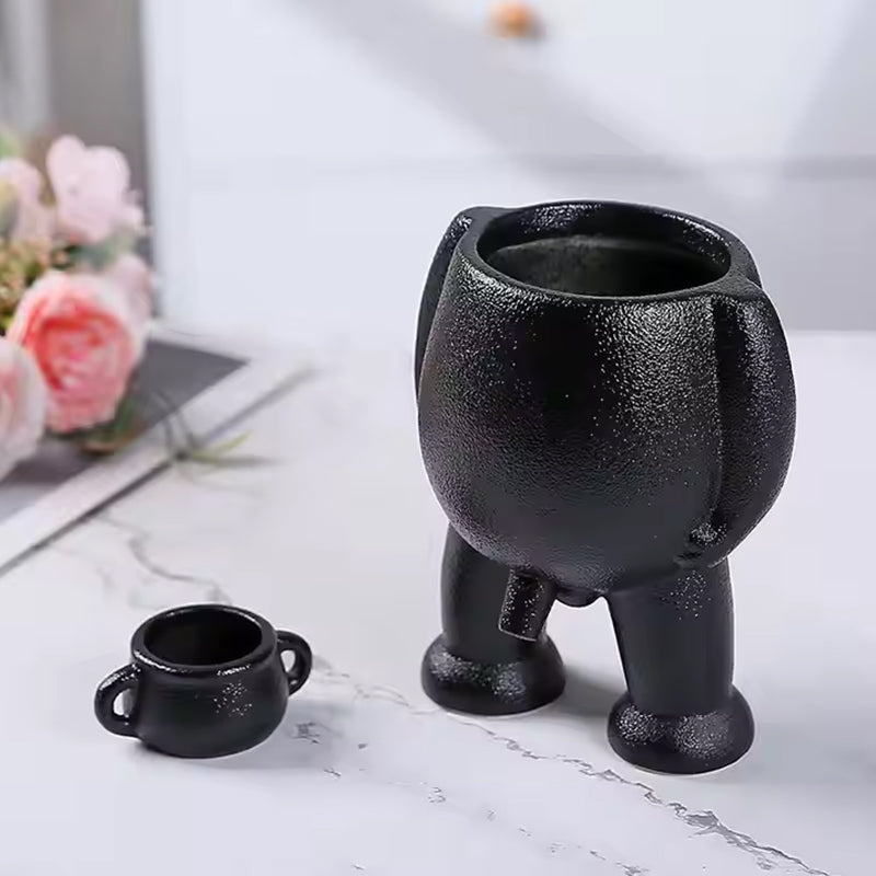 Funny Peeing Vase Planter