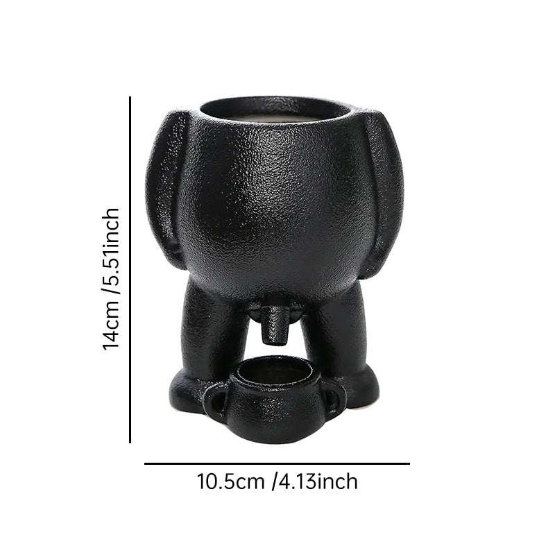 Funny Peeing Vase Planter