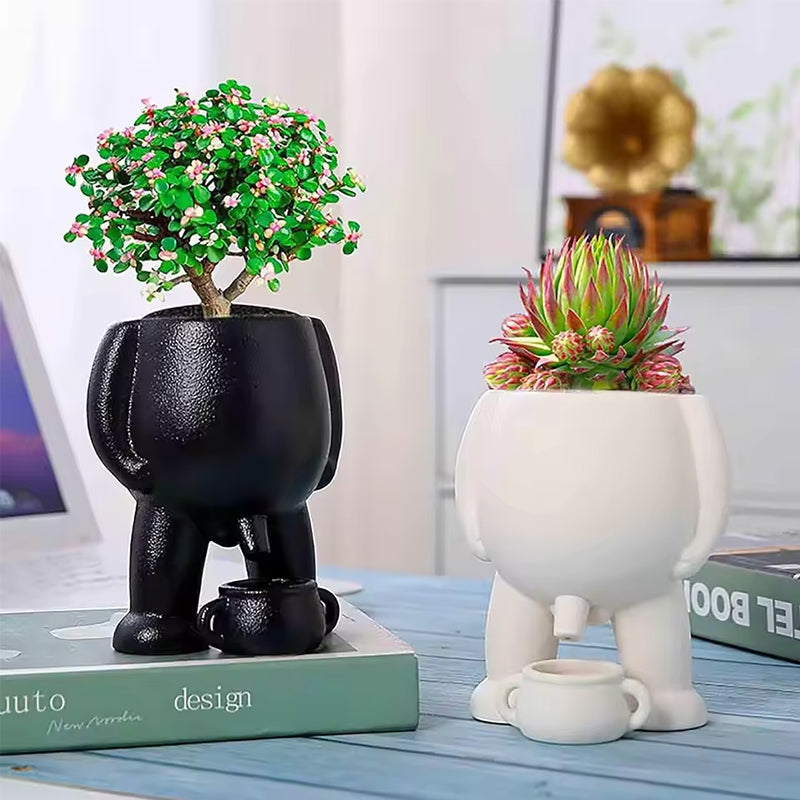 Funny Peeing Vase Planter