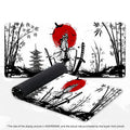 Samurai Warrior Gaming Desk Mat & Mouse Pad
