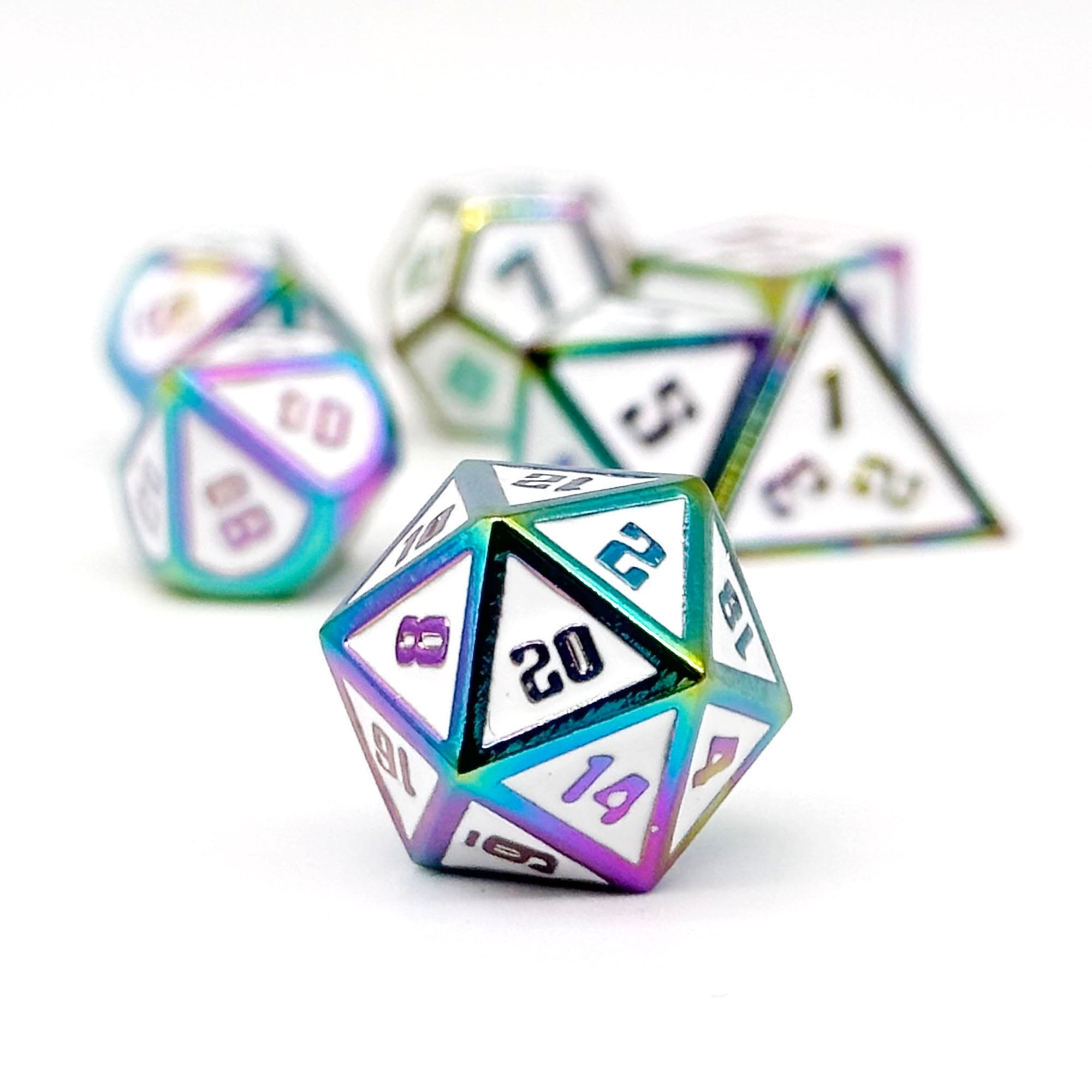 Soul Harvest Gravestones Metal Dice Set