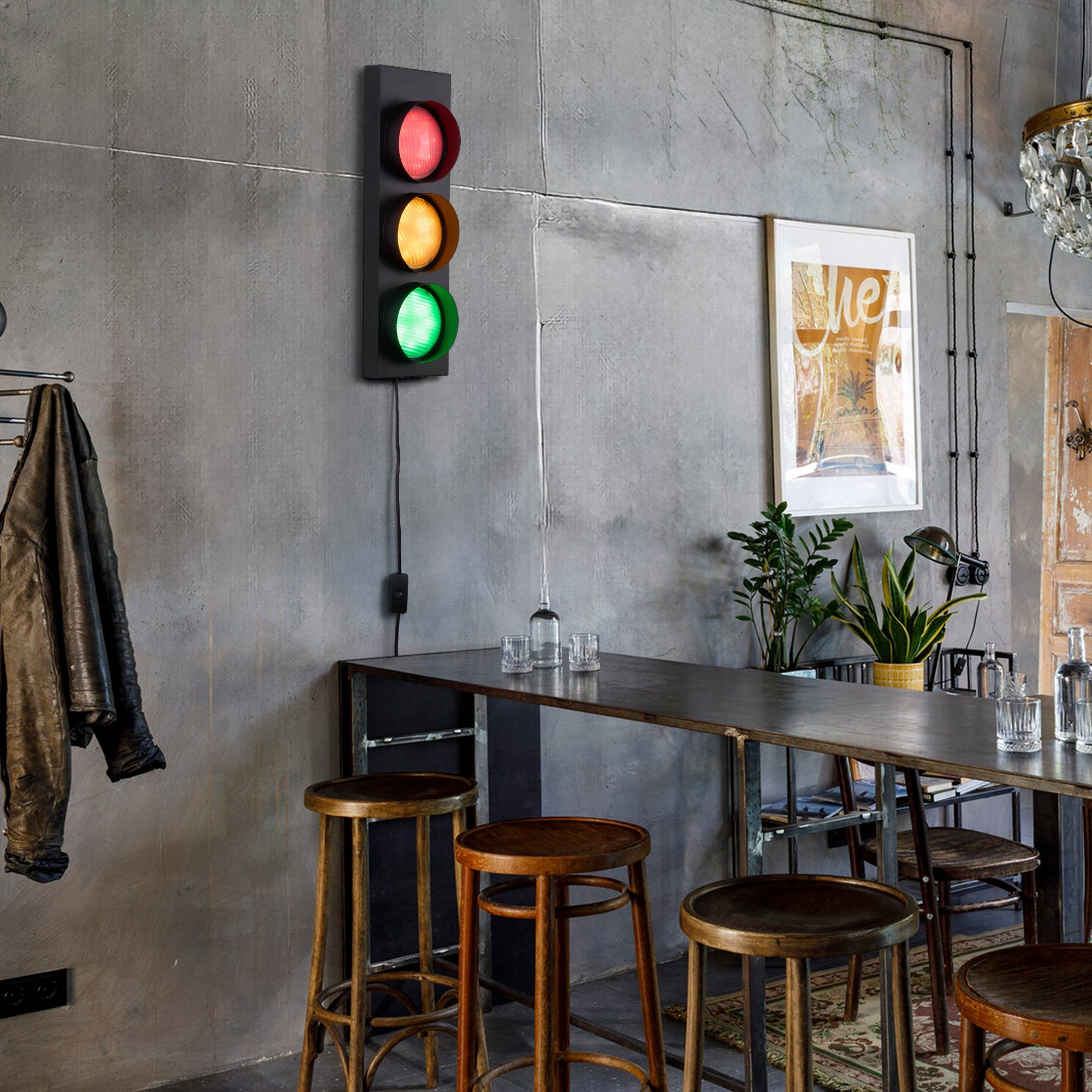 Traffic Light Decorative Wall Lamp