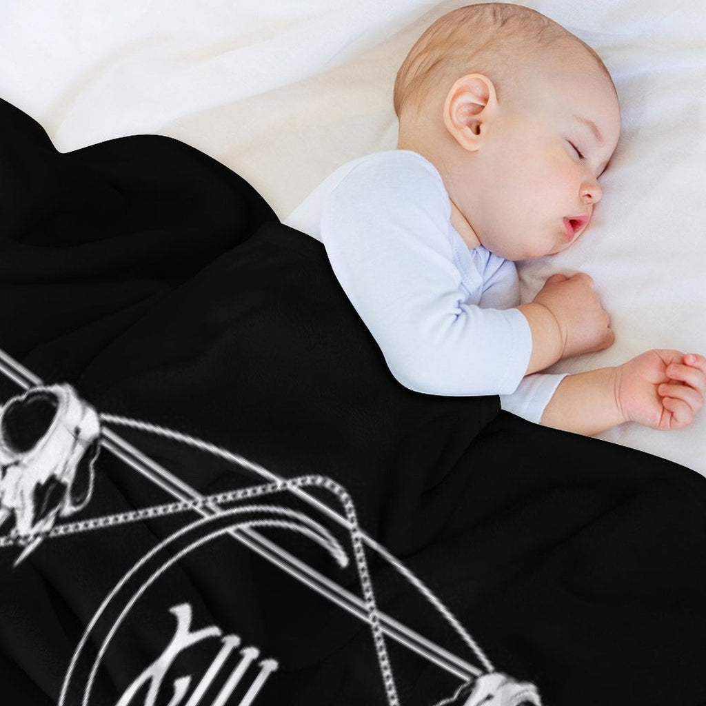 Le Mort - The Death Tarot Card Throw Blanket