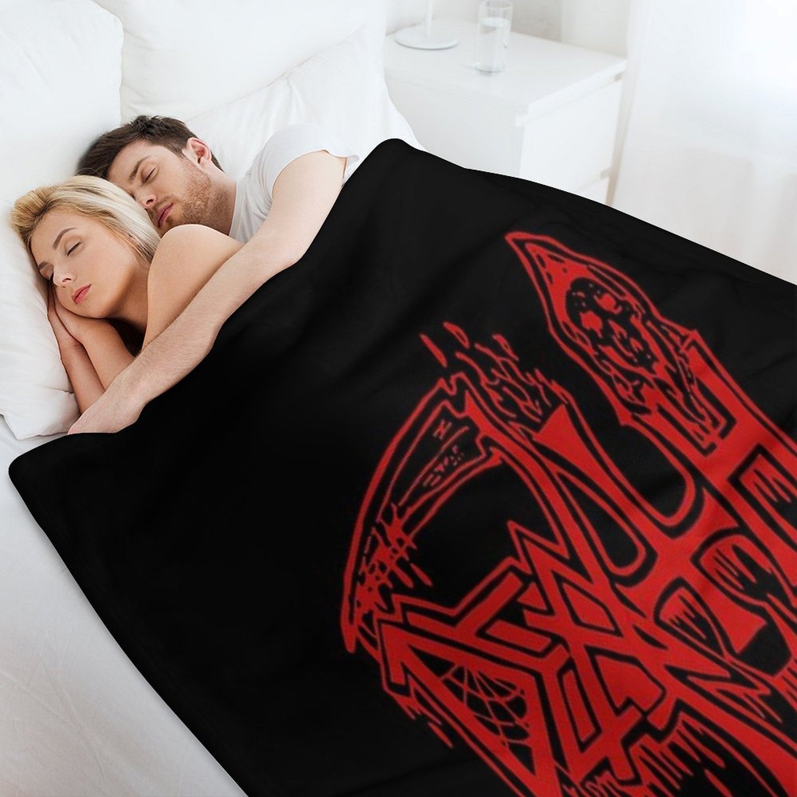 Death Band Throw Blanket