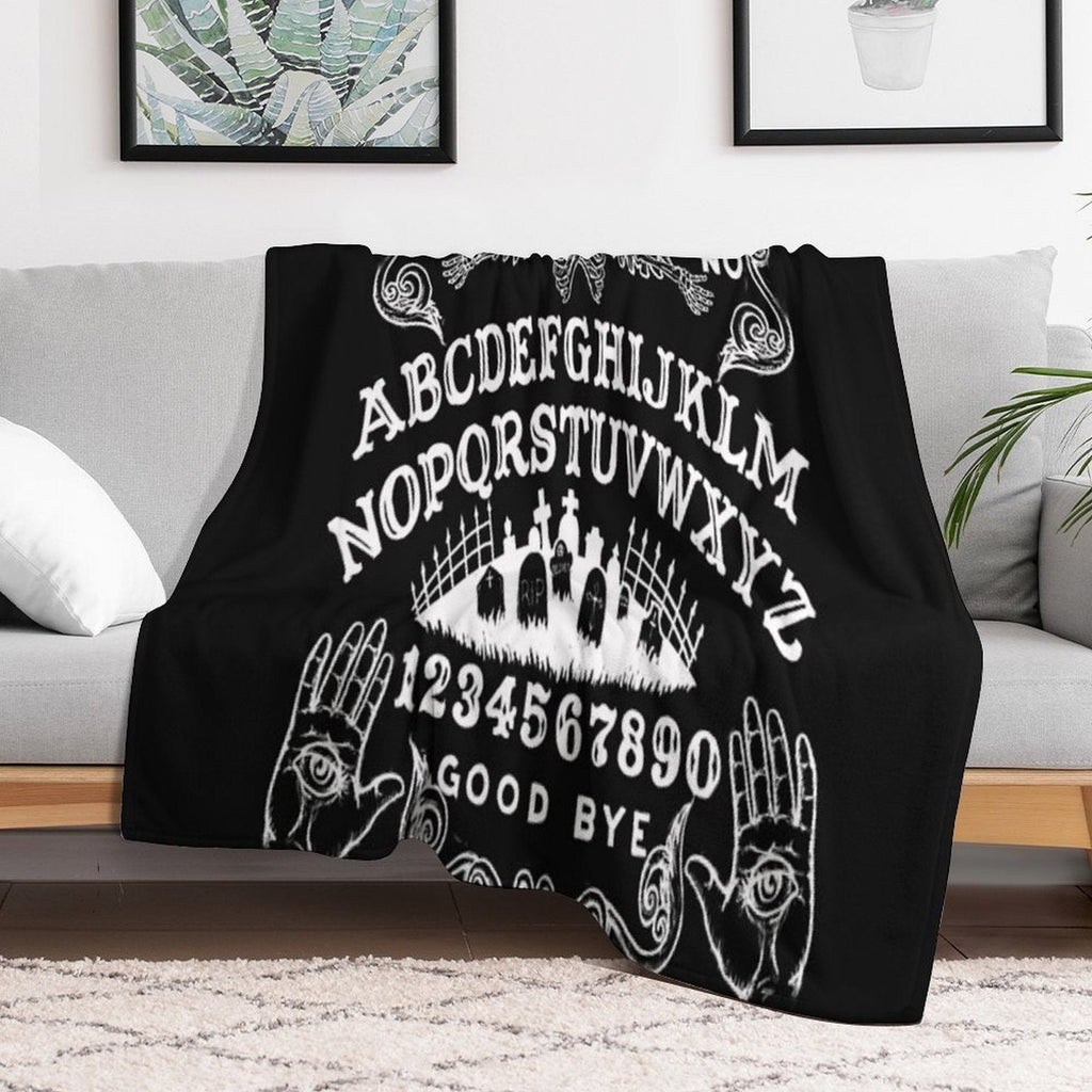Angel of Death Witch Board Throw Blanket