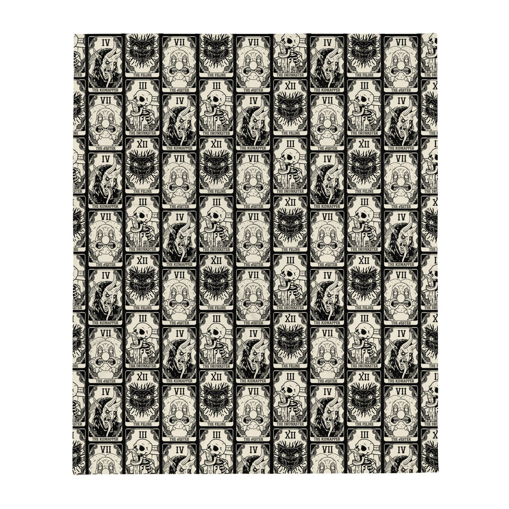 Death Tarot Throw Blanket