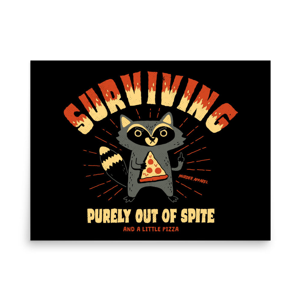 Surviving Out Of Spite Poster