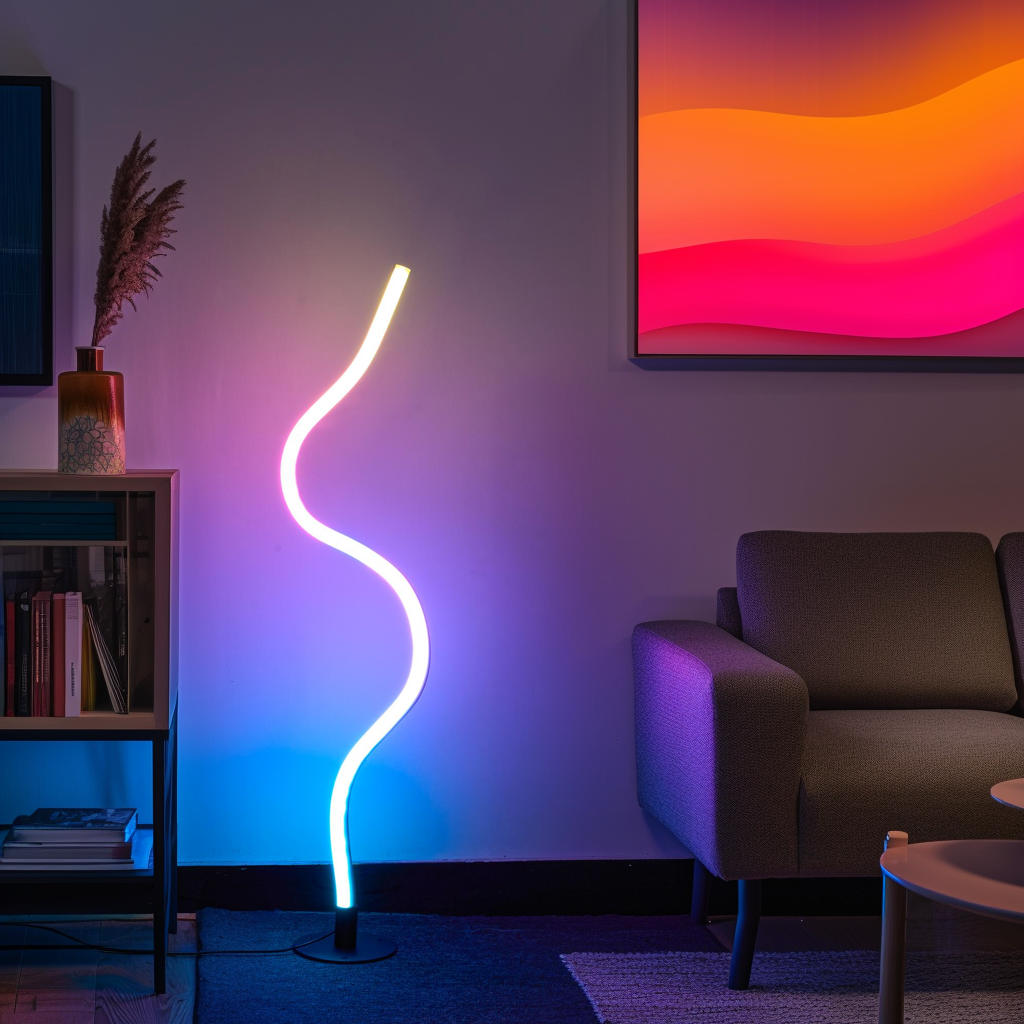 RGBW Bendable & Flexible Minimalist Floor Lamp