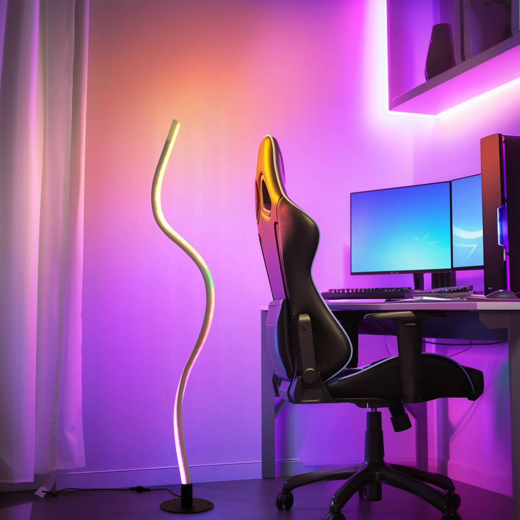 RGBW Bendable & Flexible Minimalist Floor Lamp