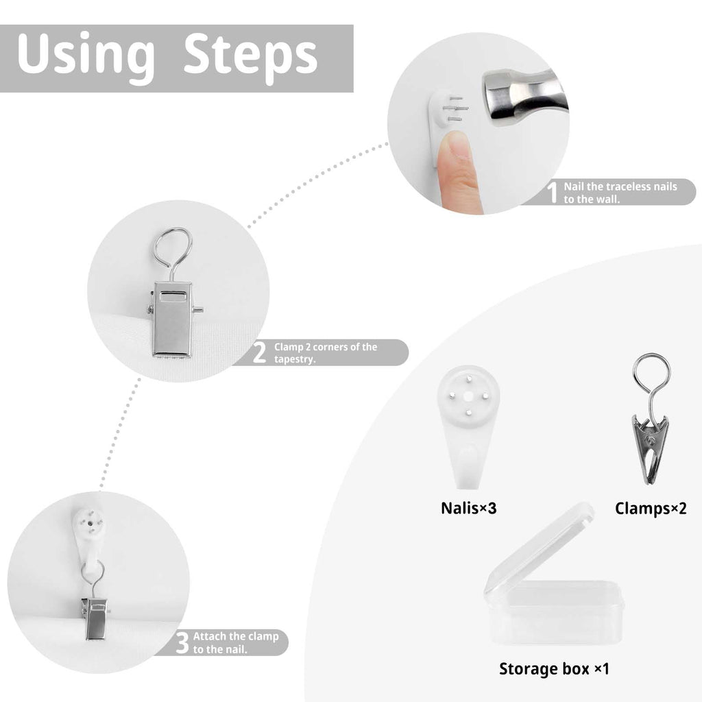 Surreal Death Moth Tapestry