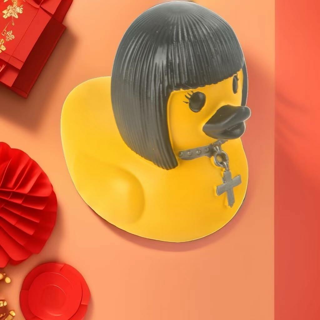 Gothic Satanic Duck Figurine