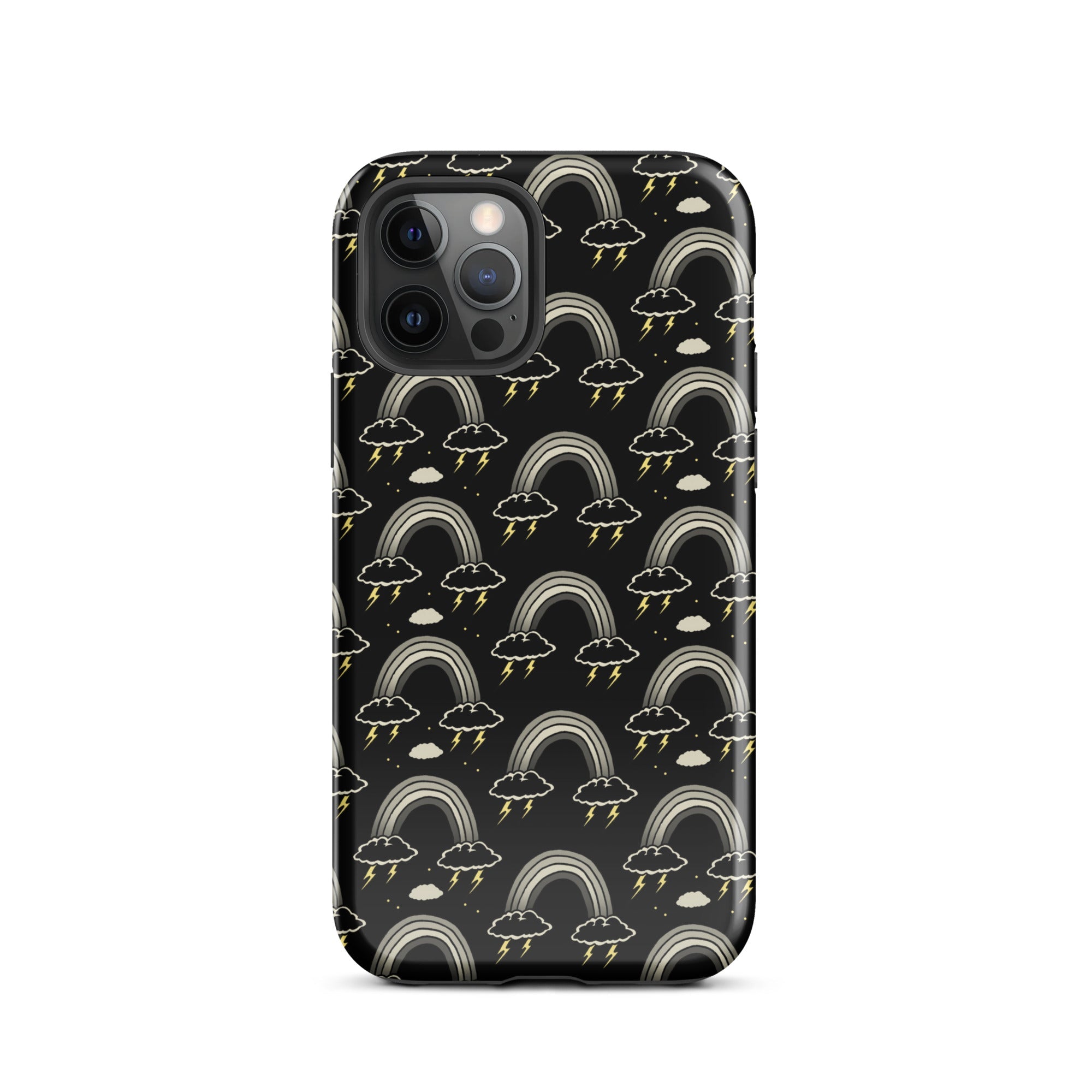 Goth Rainbow Emo iPhone Case