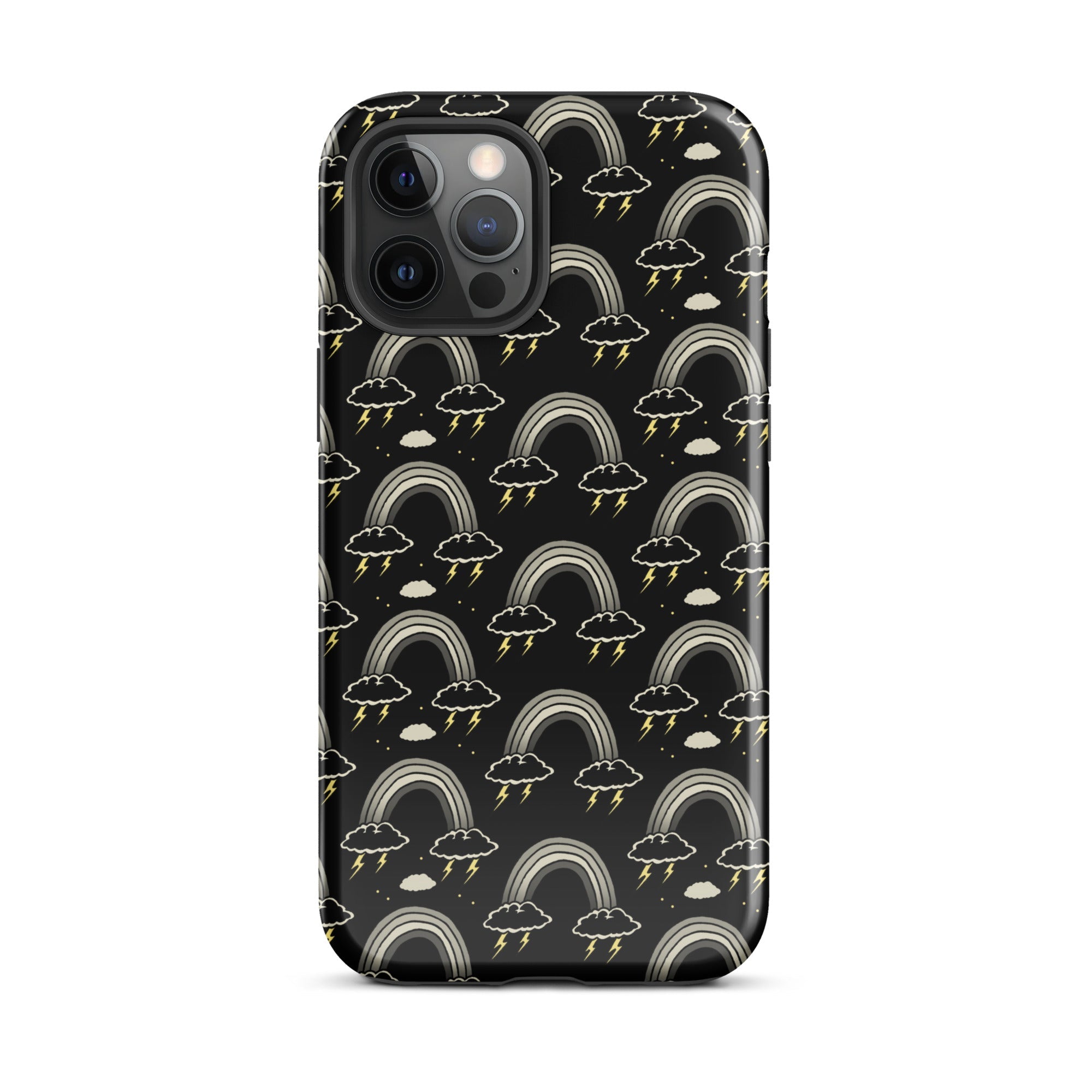 Goth Rainbow Emo iPhone Case