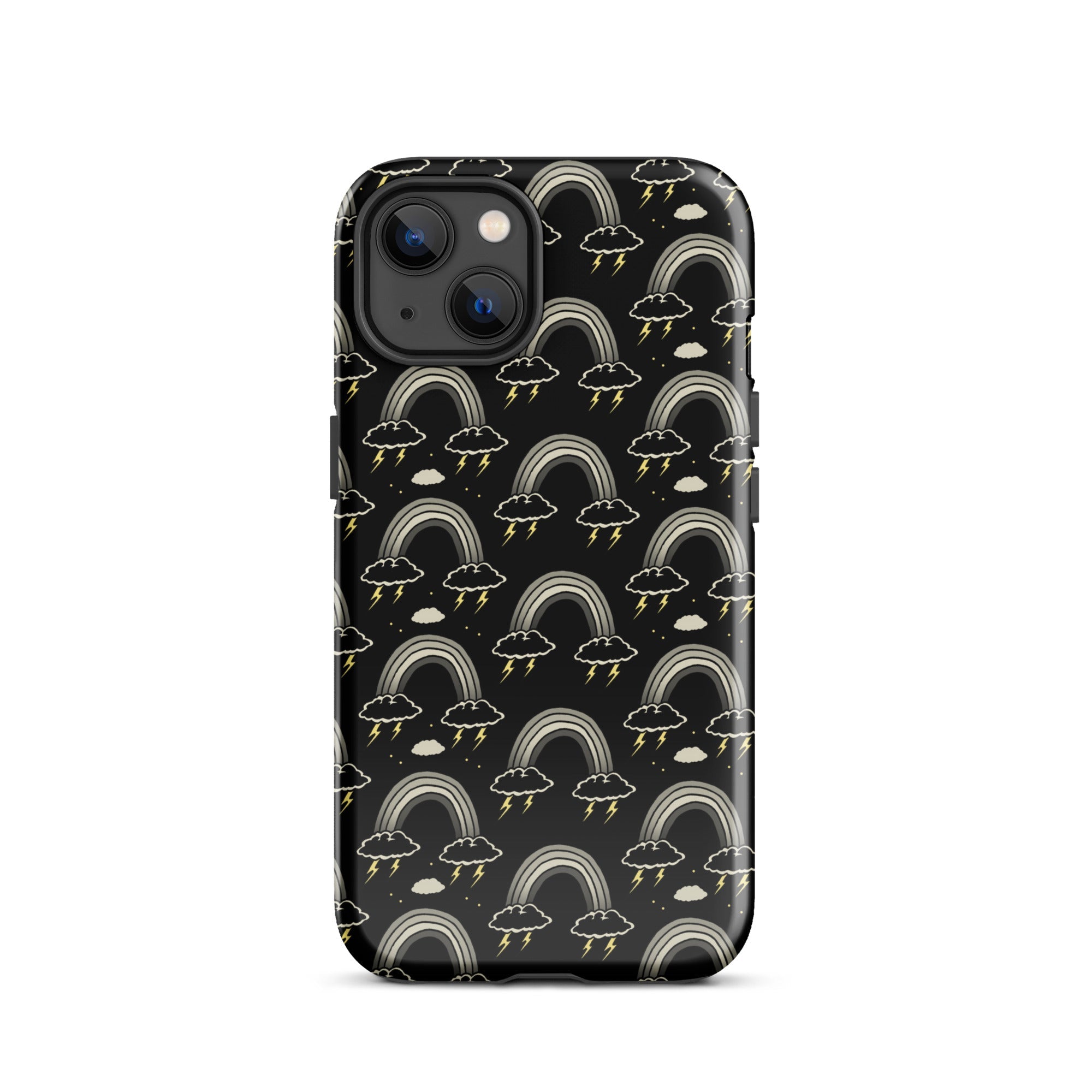 Goth Rainbow Emo iPhone Case