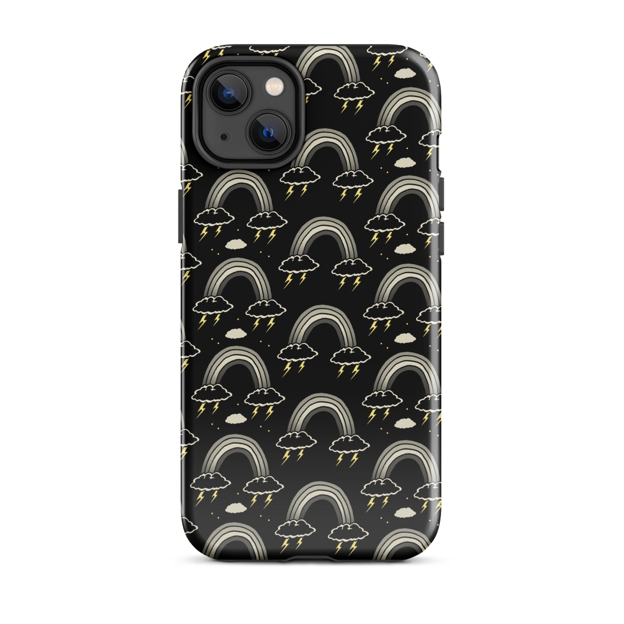 Goth Rainbow Emo iPhone Case