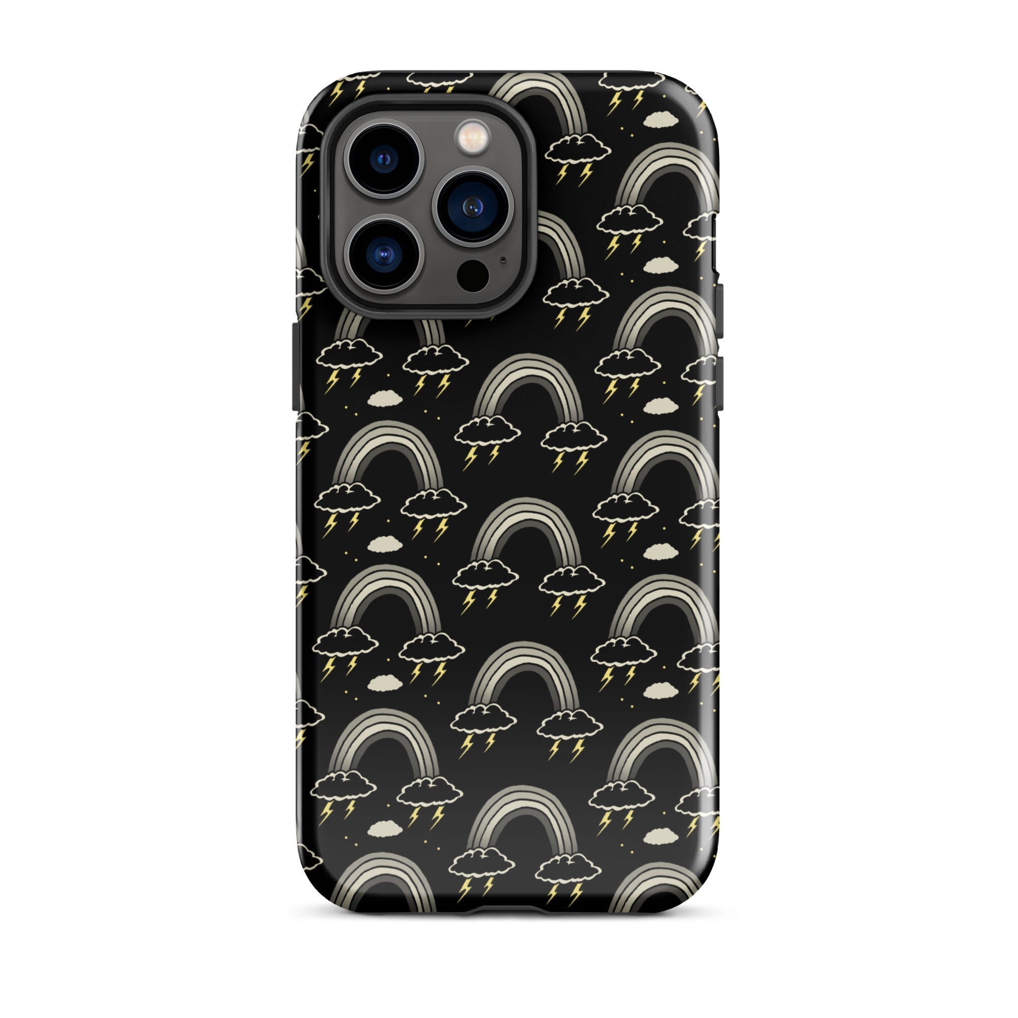 Goth Rainbow Emo iPhone Case