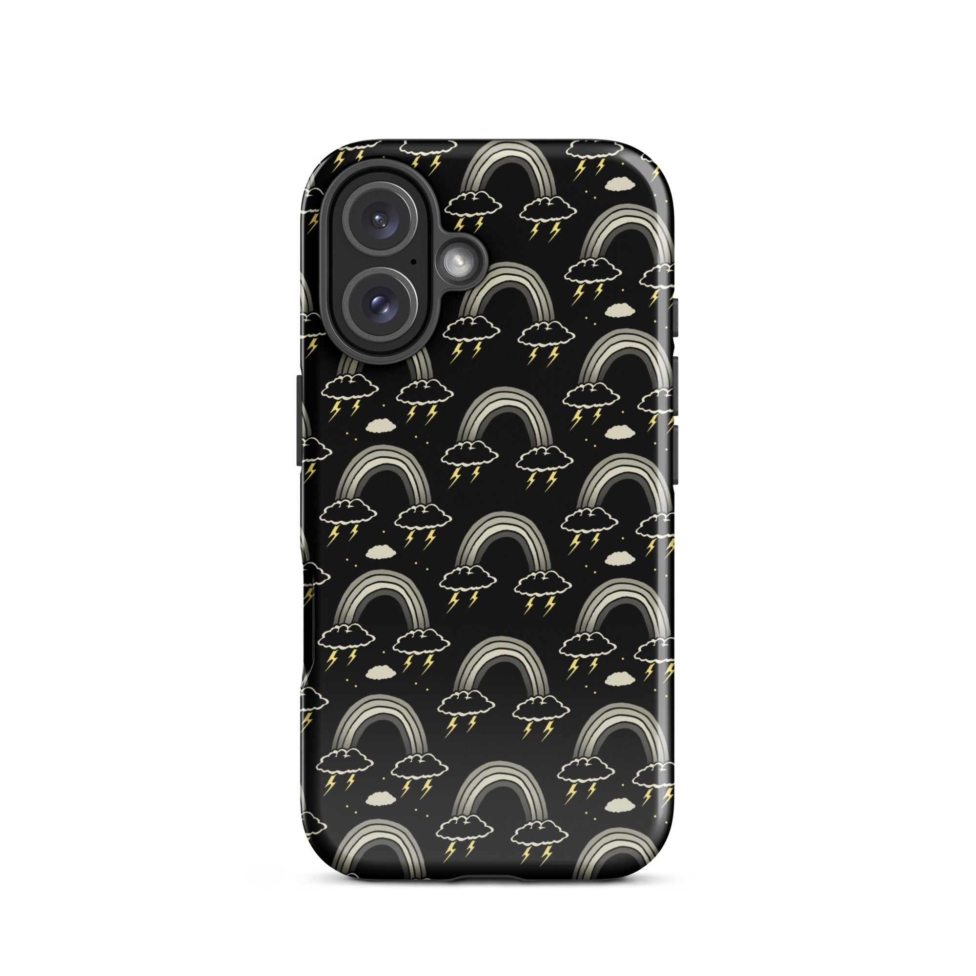 Goth Rainbow Emo iPhone Case