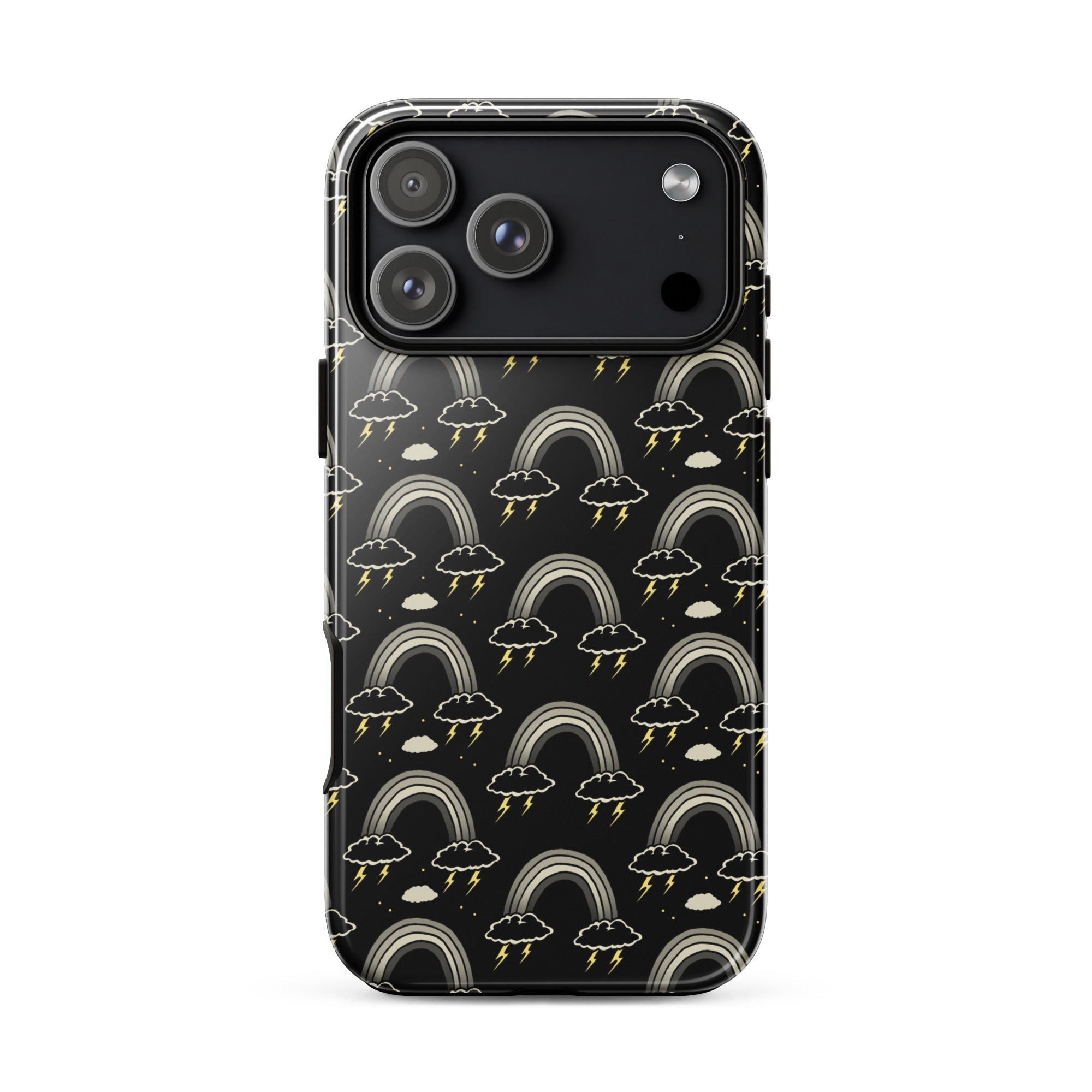 Goth Rainbow Emo iPhone Case